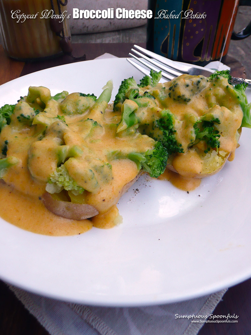 Copycat Wendy's Broccoli Cheese Baked Potato