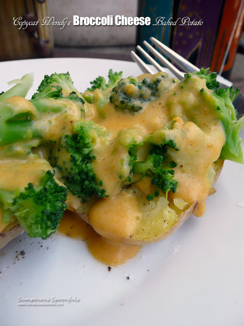 Copycat Wendy's Broccoli Cheese Baked Potato