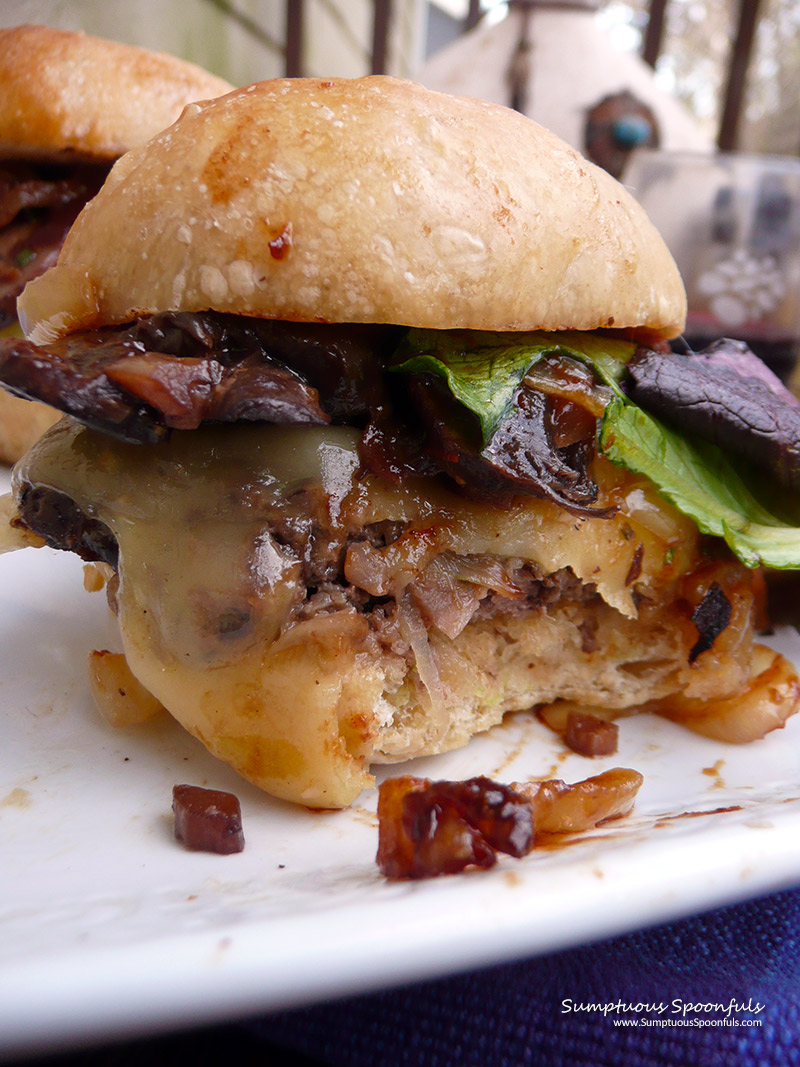 Double Mushroom Cheeseburgers