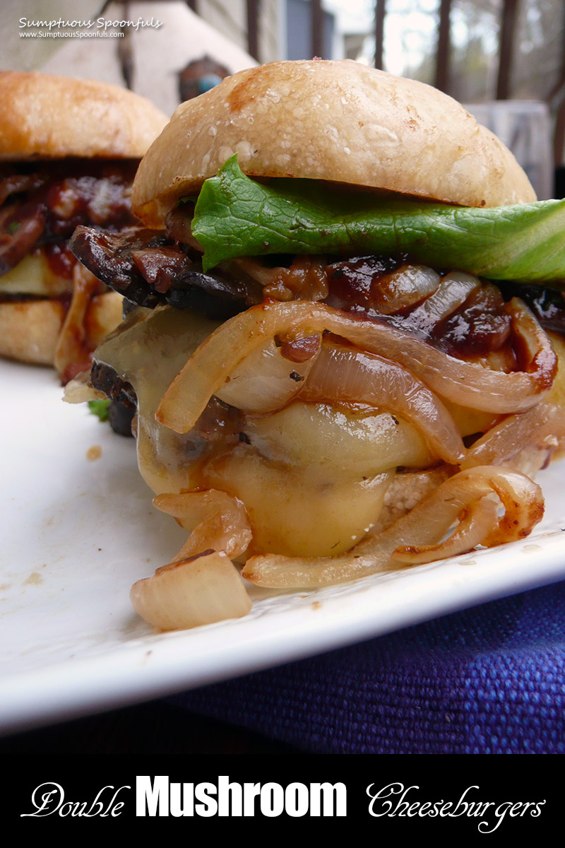 Double Mushroom Cheeseburgers