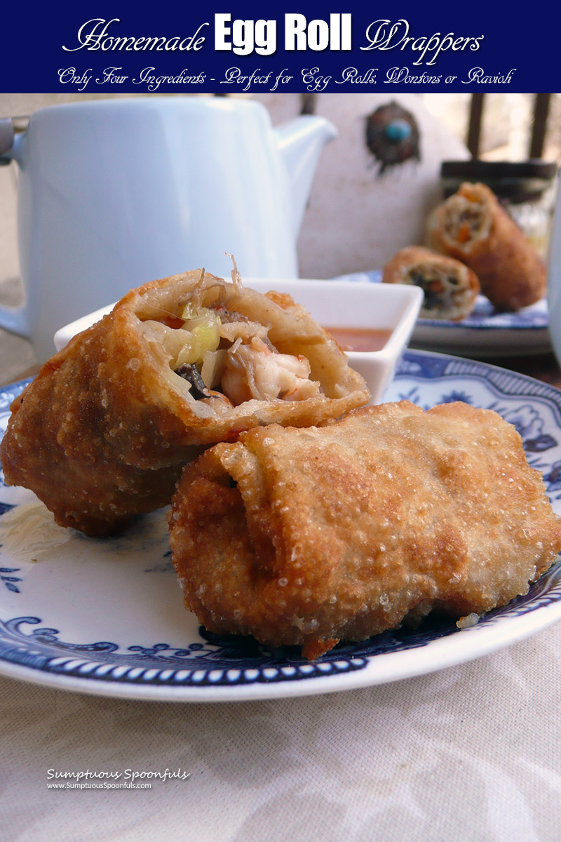 Homemade Egg Roll Wrappers