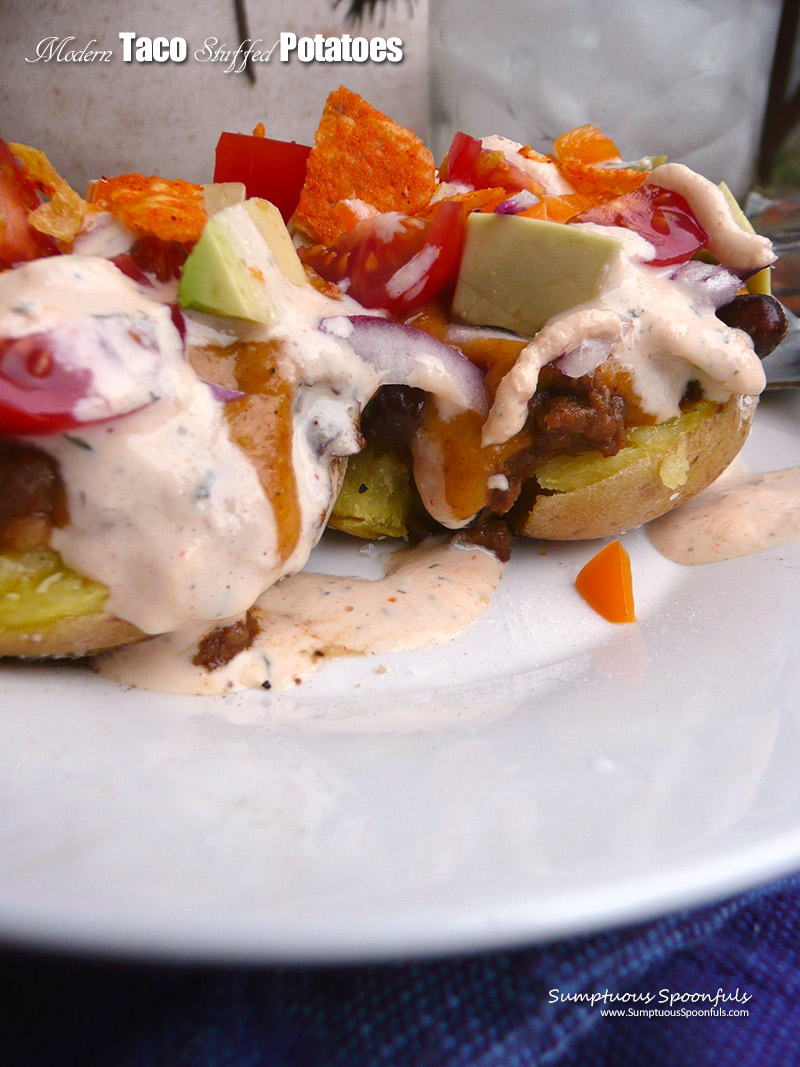 Modern Taco Stuffed Potatoes