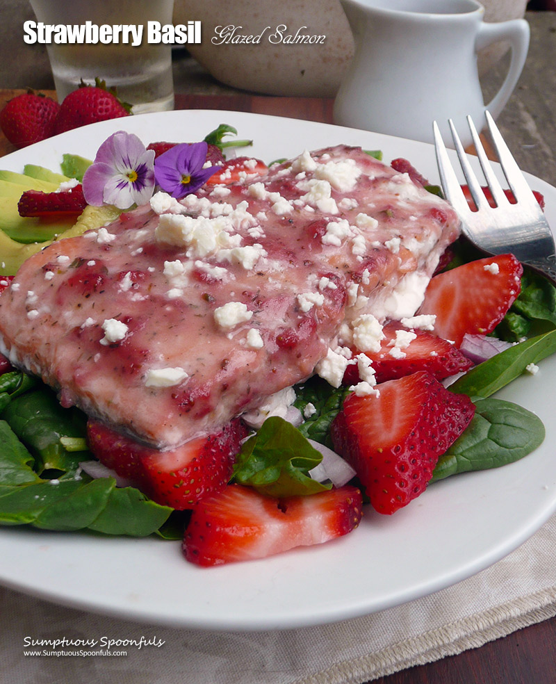 Strawberry Basil Glazed Salmon image 2