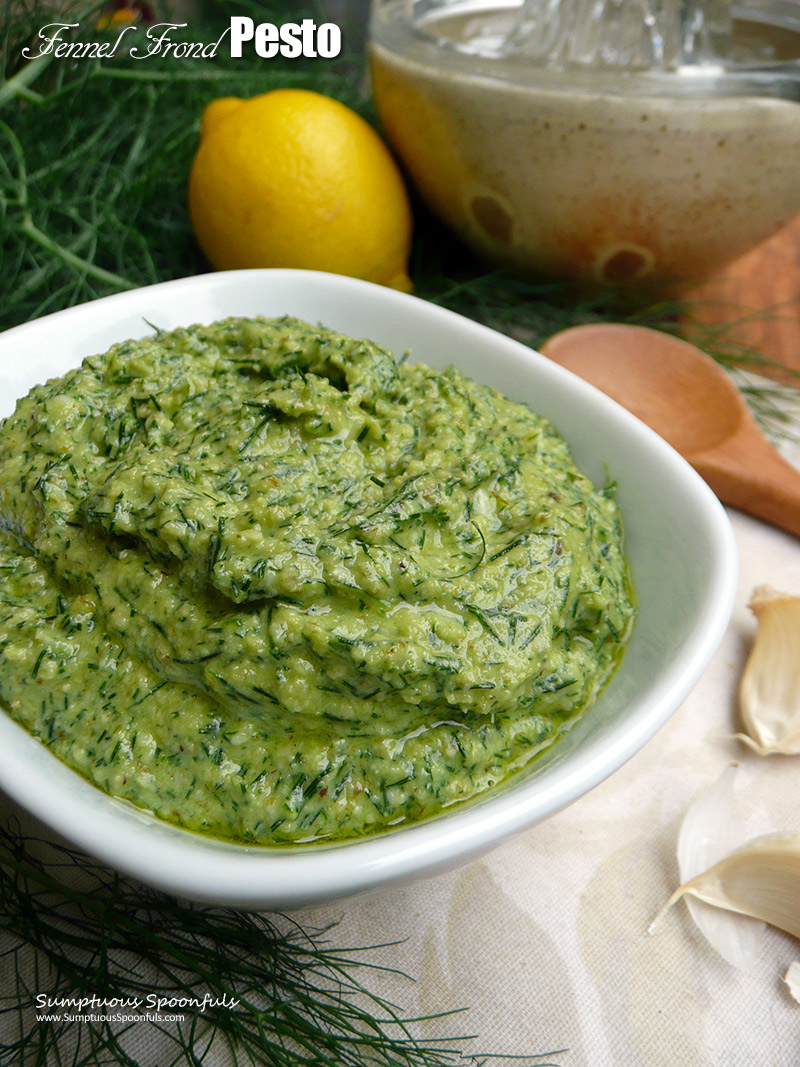 Fennel Frond Pesto w/Pesto Recipes | Sumptuous Spoonfuls