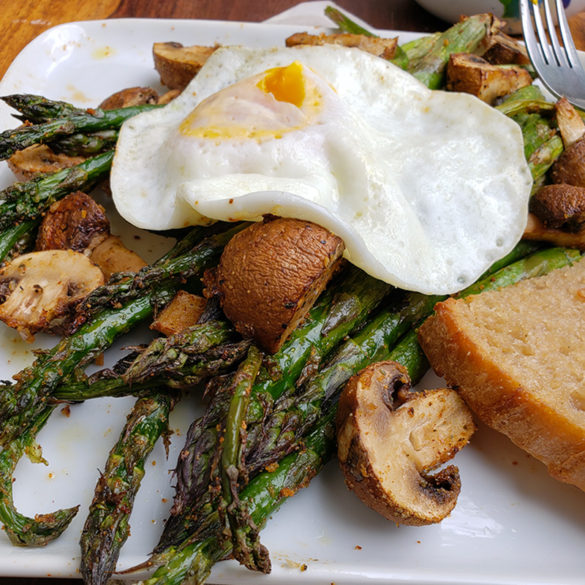 Air Fryer Asparagus & Mushrooms Asparagus AirFryer