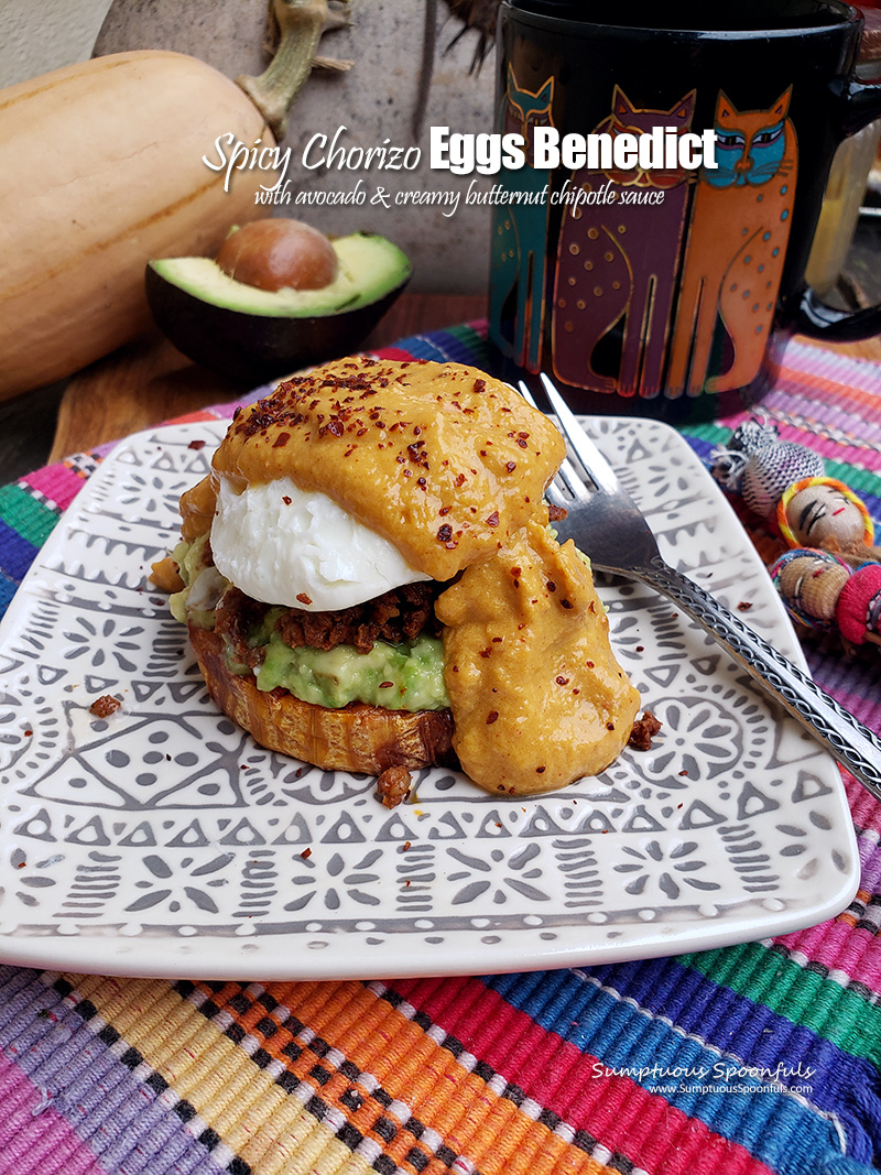 Spicy Chorizo Eggs Benedict picture