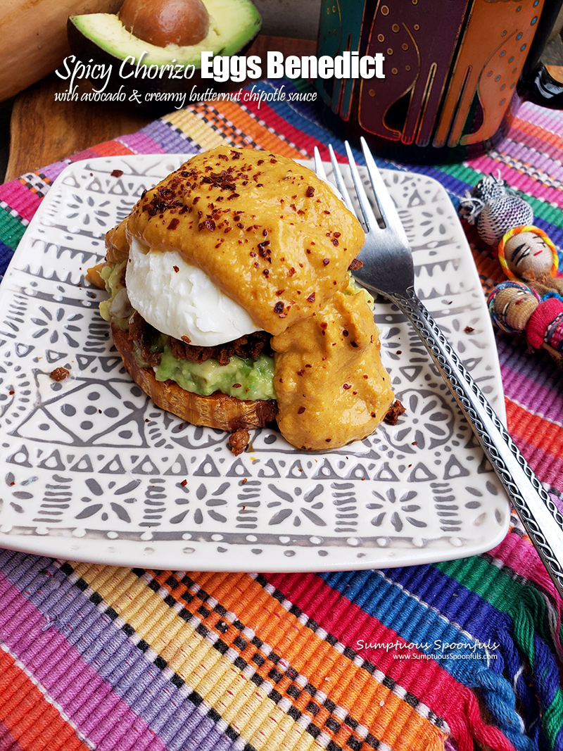 Spicy Chorizo Eggs Benedict picture