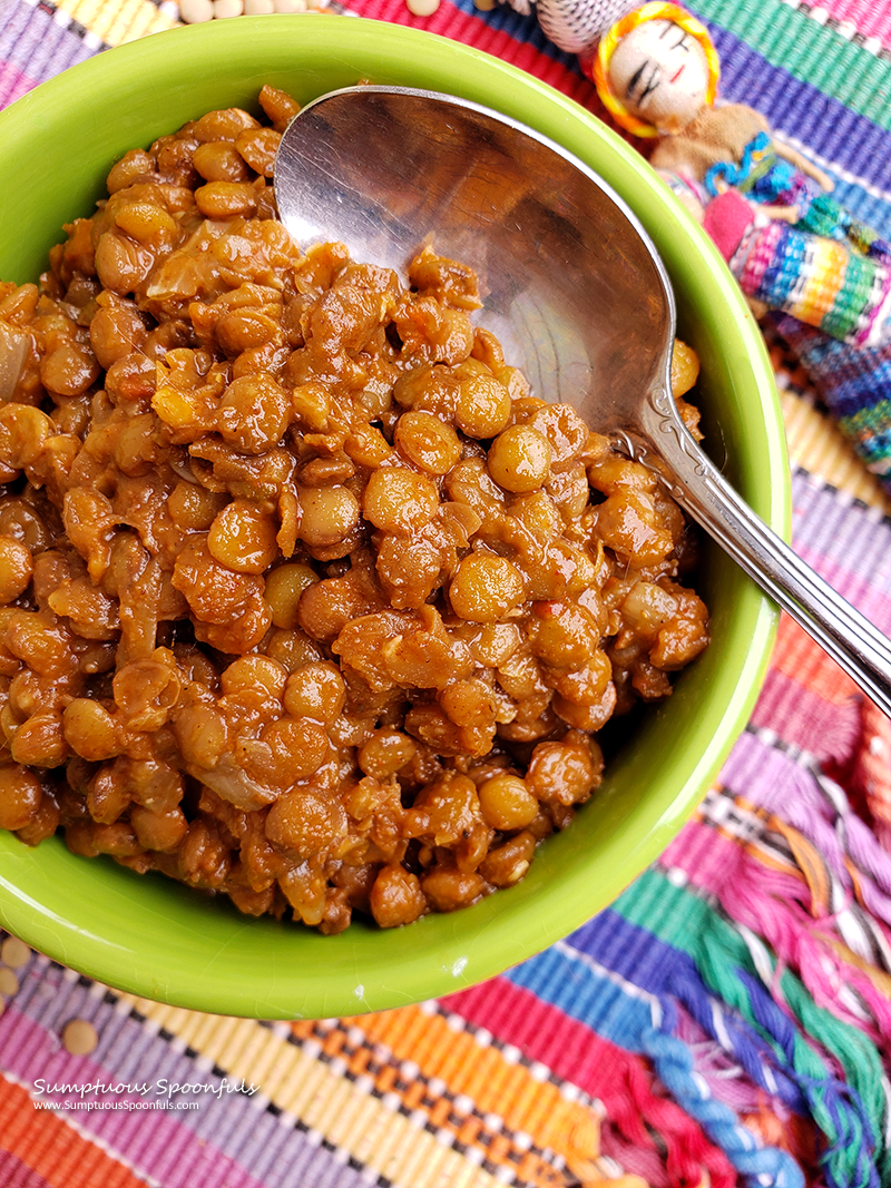 Lentils transformed into plant-based chorizo