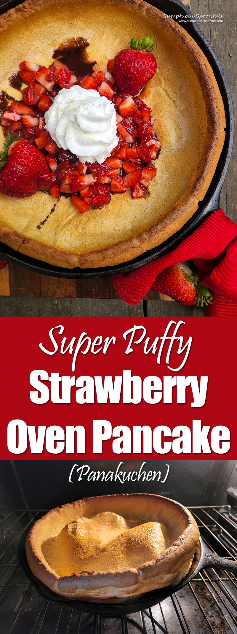 Pin this Strawberry German Oven Pancake Recipe!