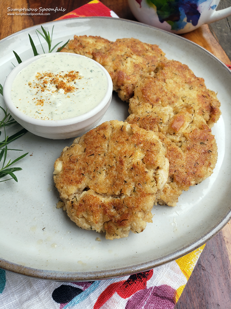 Mushroom Crab Cakes are Ready in a Jiffy | Sumptuous Spoonfuls