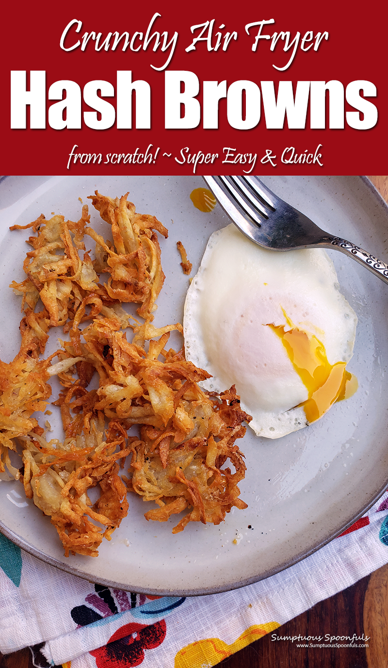 Air Fryer Hashbrowns From Scratch – Melanie Cooks