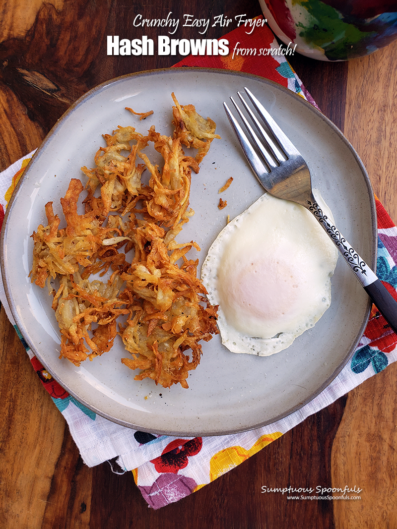 Made from Scratch Air Fryer Hash Browns - Just An AirFryer