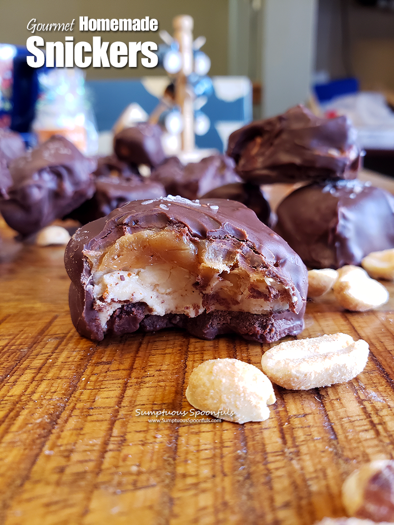 Gourmet Homemade Snickers Bars photo