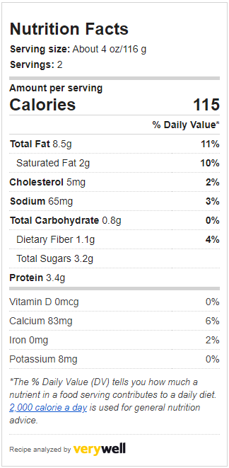 Parmesan Delicata Fries Estimated Nutrition Information
Calories 115, Fiber 1.1 g, Protein 3.4 g