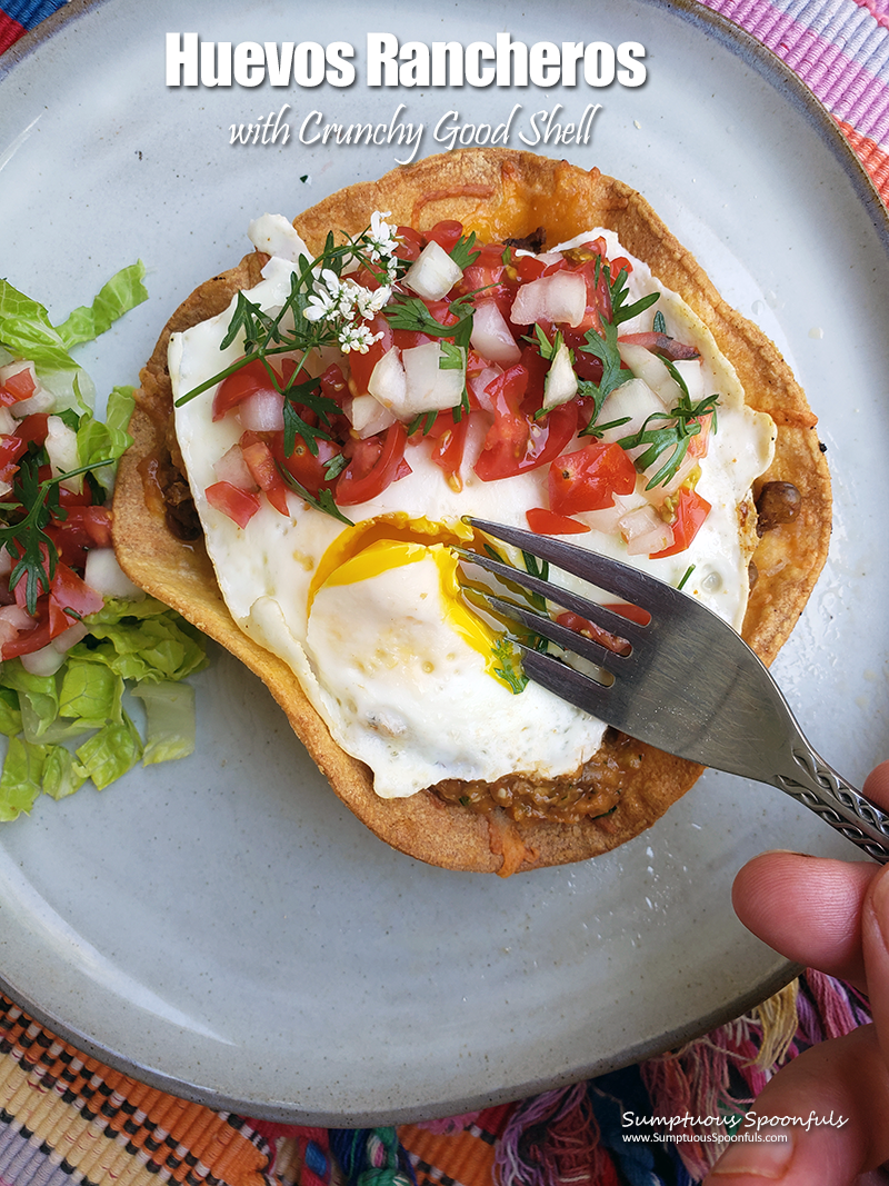 Huevos Rancheros with crunchy shell