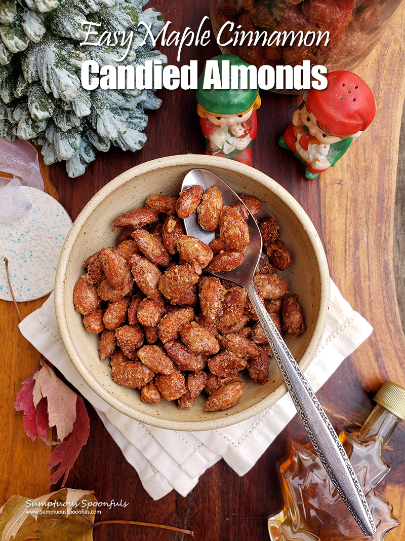 Easy Maple Cinnamon Candied Almonds